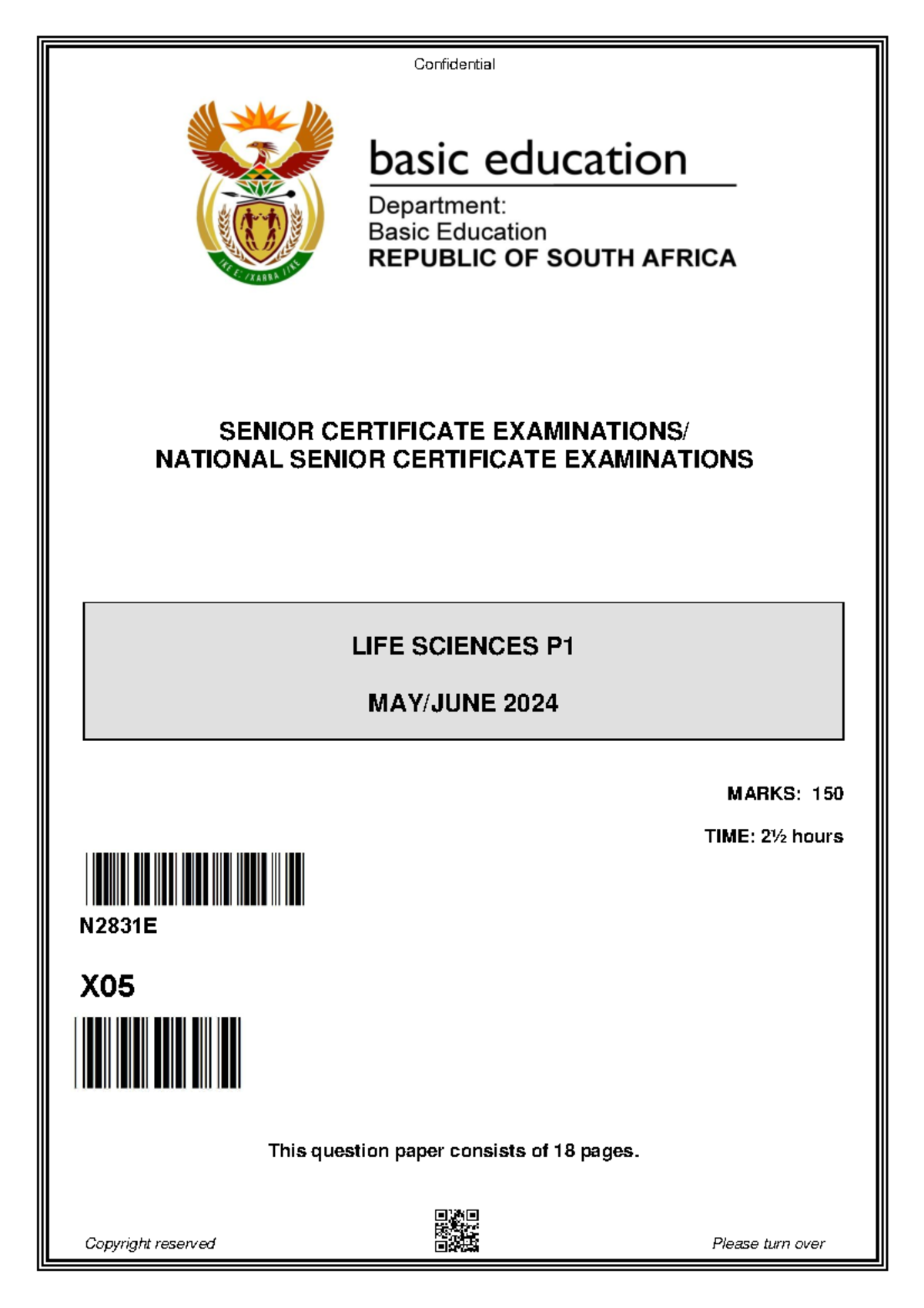 Life Sciences P1 2024 Exam Notes: Key Concepts & Questions - Studocu