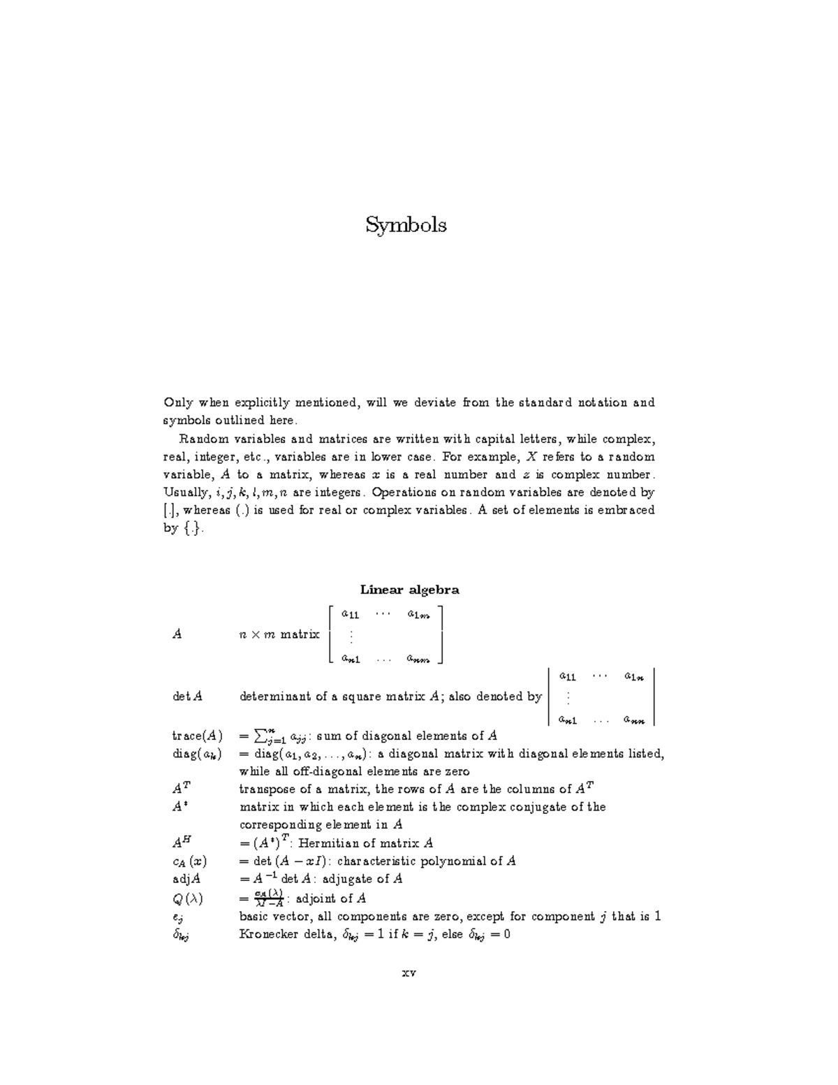 Symbols and Notation for Graph Spectra in Complex Networks 2011 ...