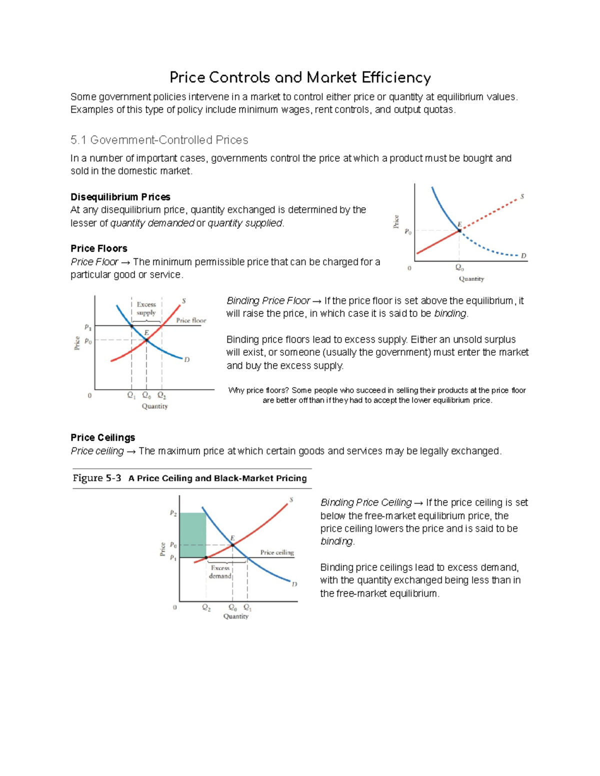 EC 120 (Intro to Micro Economics) Chapter 5 Notes - ec 120 - WLU - Studocu