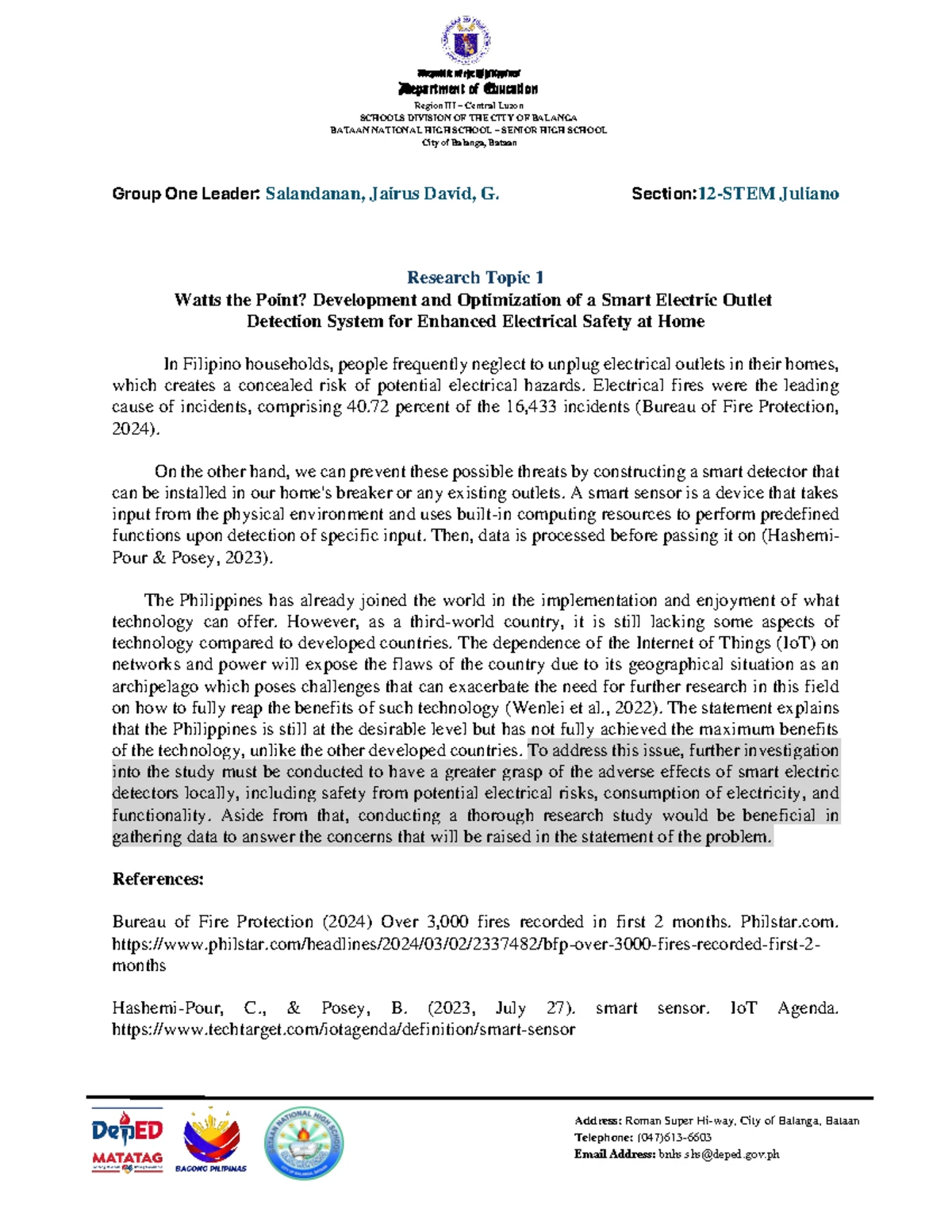 Research 2 STE-10: Module on Writing an Effective Introduction - Studocu