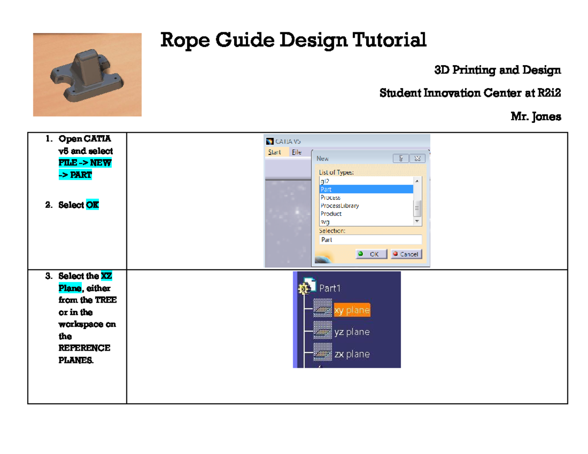 Rope Guide Design Tutorial (1) - Rope Guide Design Tutorial 3D Printing ...