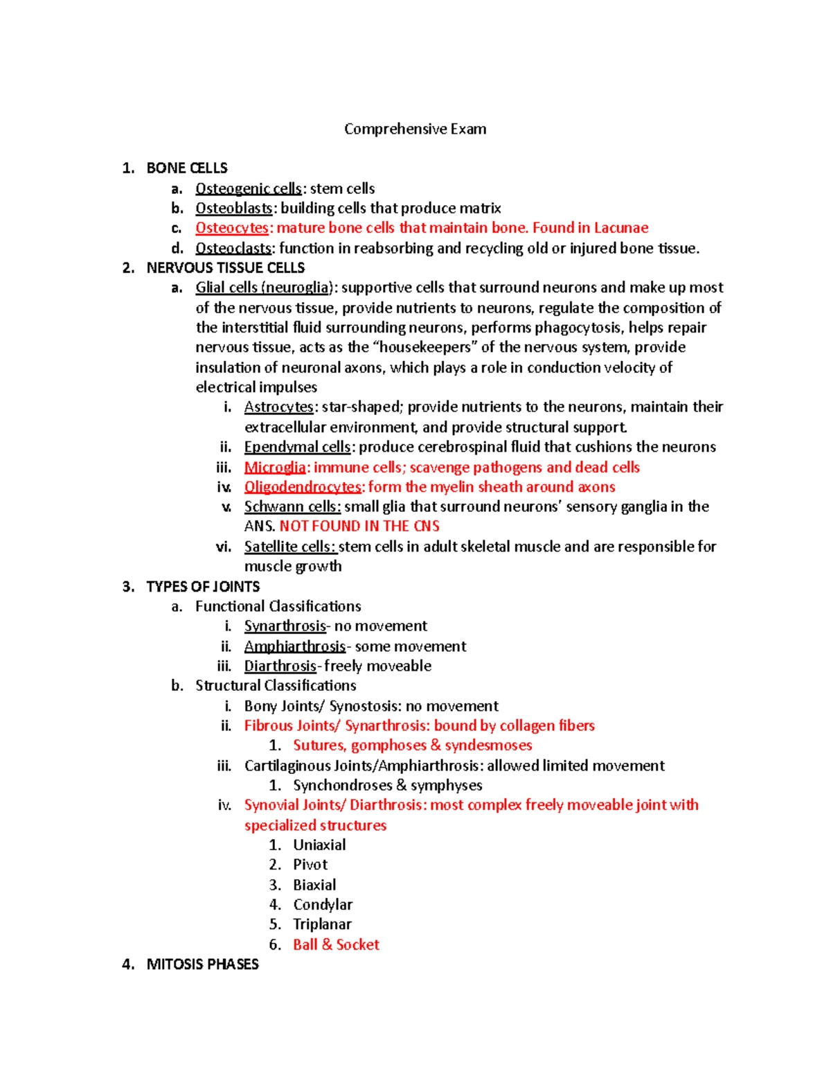 BIOS255 Exam 2 Review - Week 3 Concepts Anatomy and functional roles of ...
