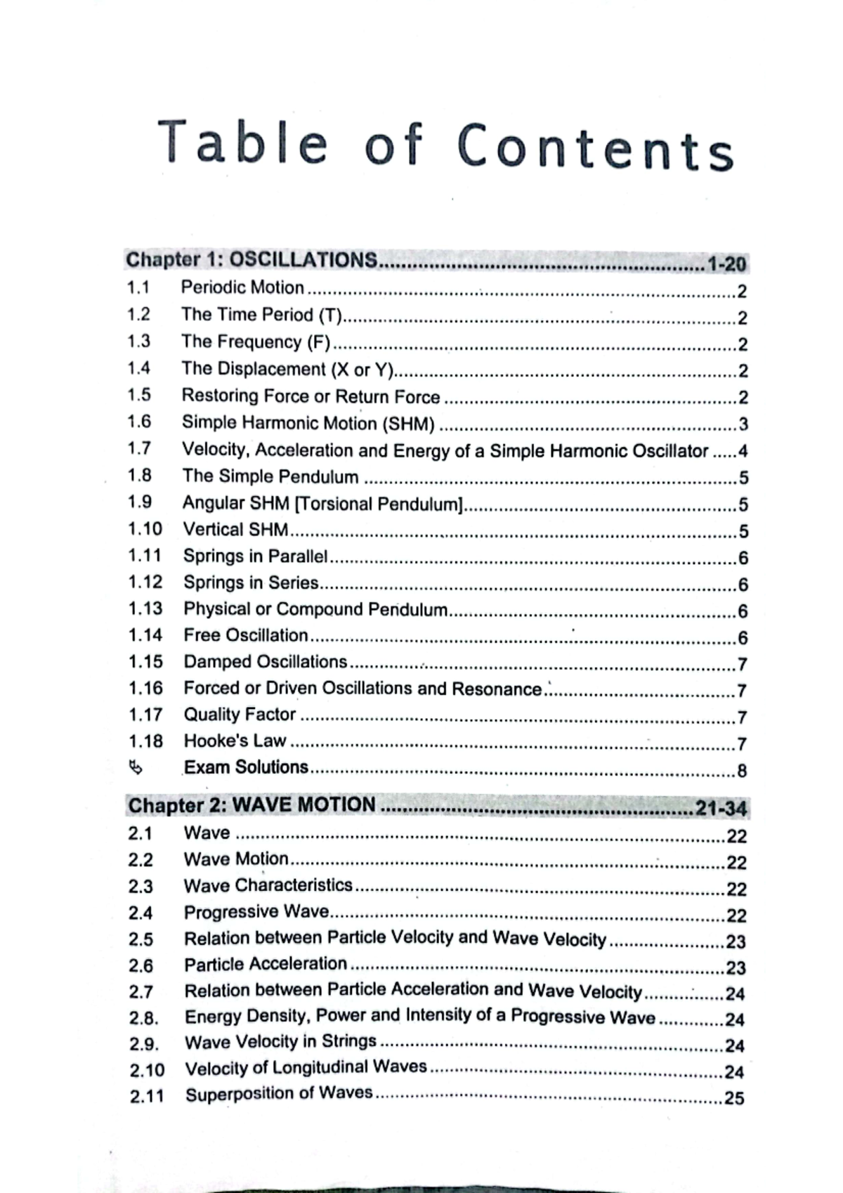Physics 1: Comprehensive Guide on Oscillations and Wave Motion - Studocu