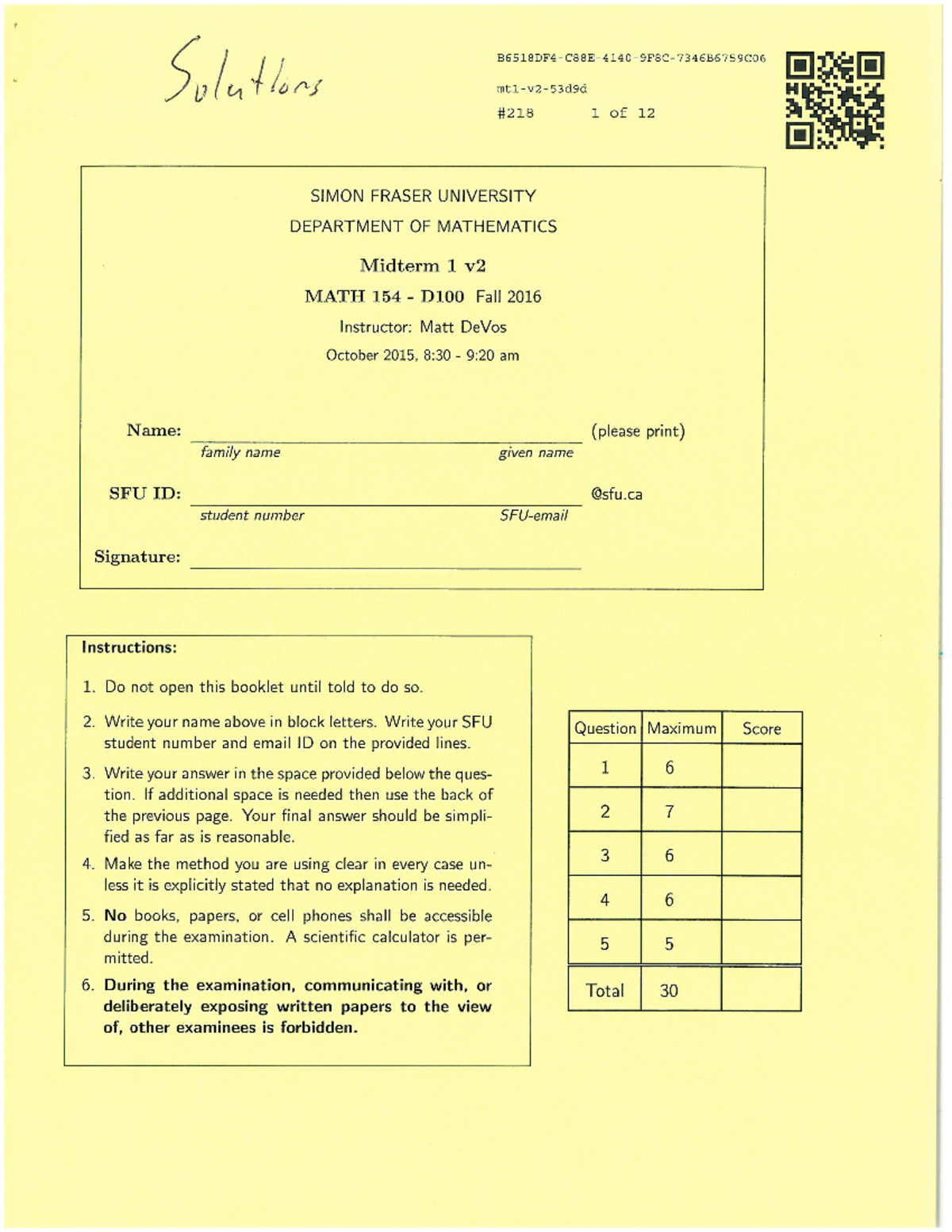 Midterm 1 October 2016, questions and answers - mtl—v2-53d9d . /, - Studocu