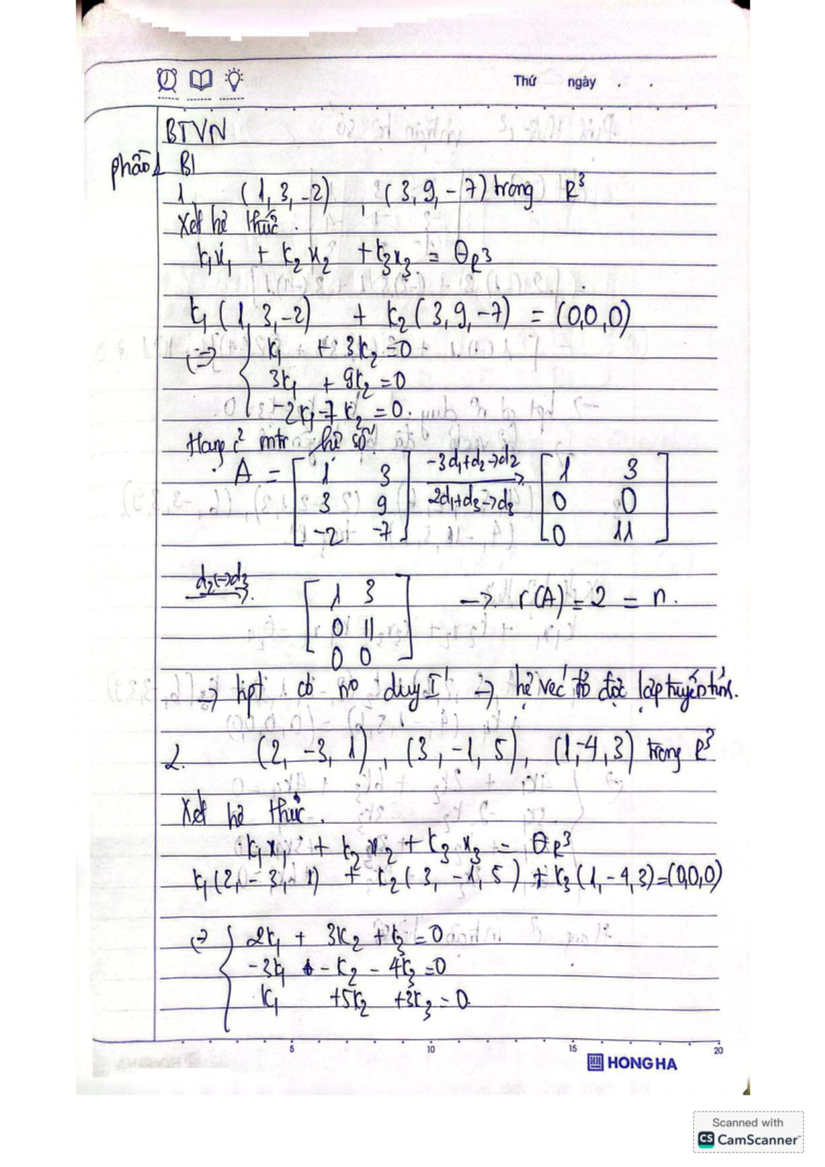 BTVN - Study Notes and Resources for Final Exam Preparation - Studocu