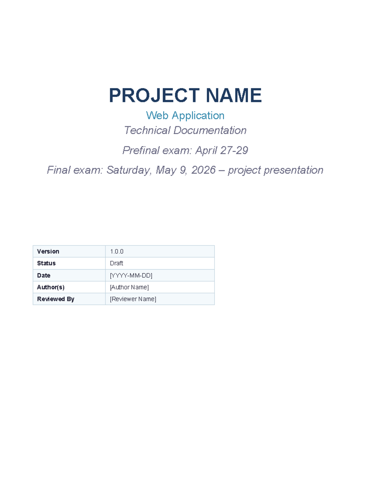 Web Application Technical Documentation (CS101: Prefinal Exam) - Studocu