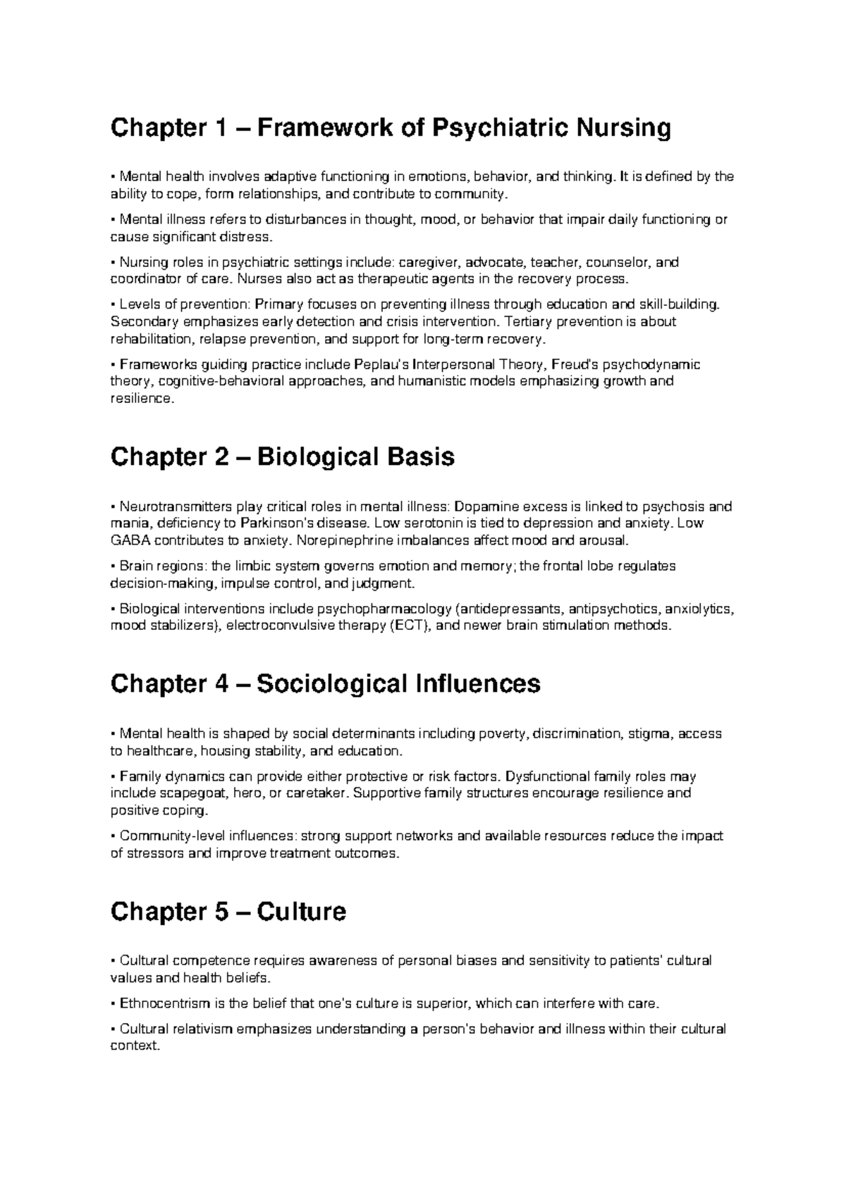 Psychiatric Nursing Overview: Key Concepts & Interventions (PN 101 ...