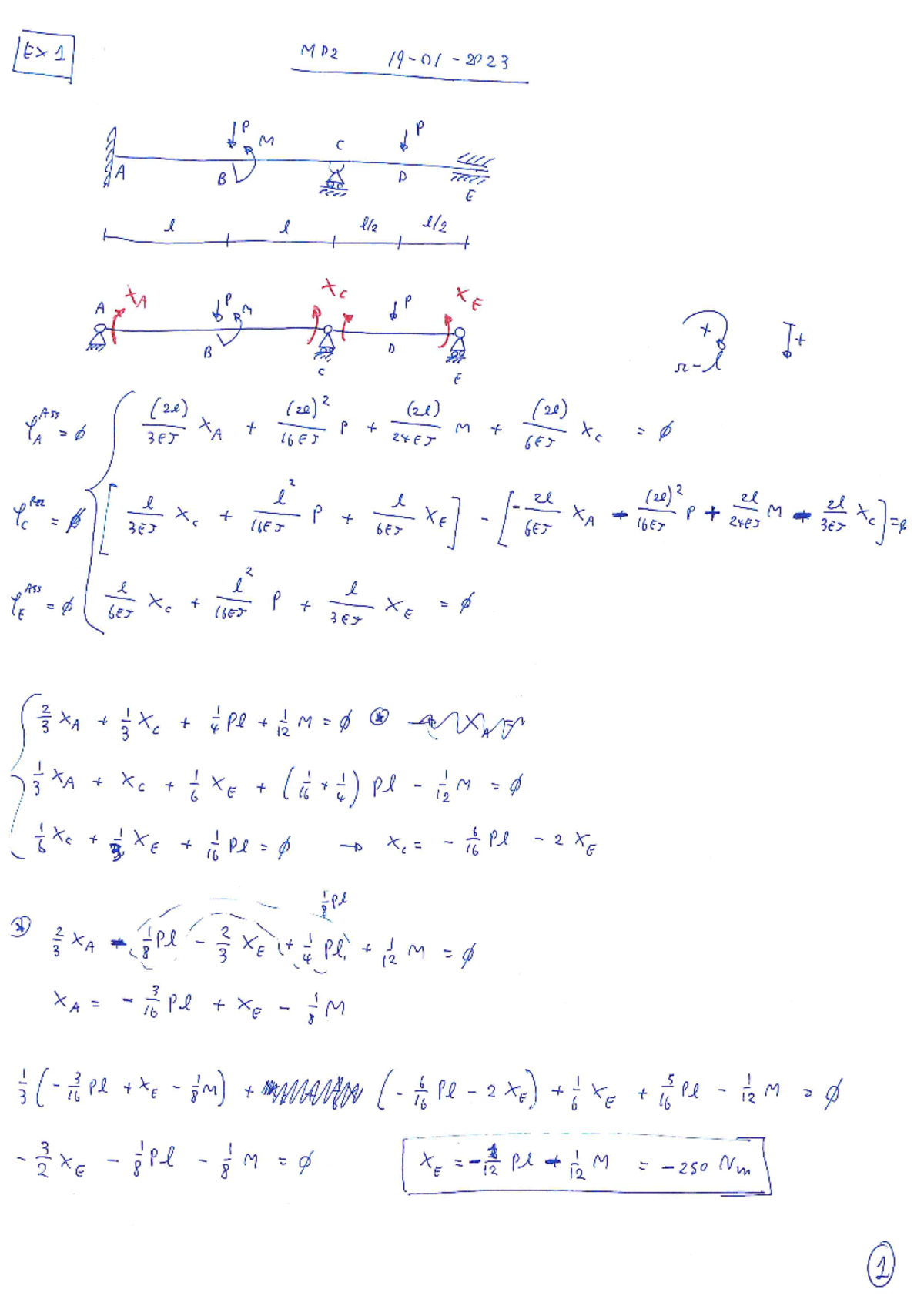Machine Design 2 - Written Test 1 Solutions (Exam 19.01.2023) - Studocu