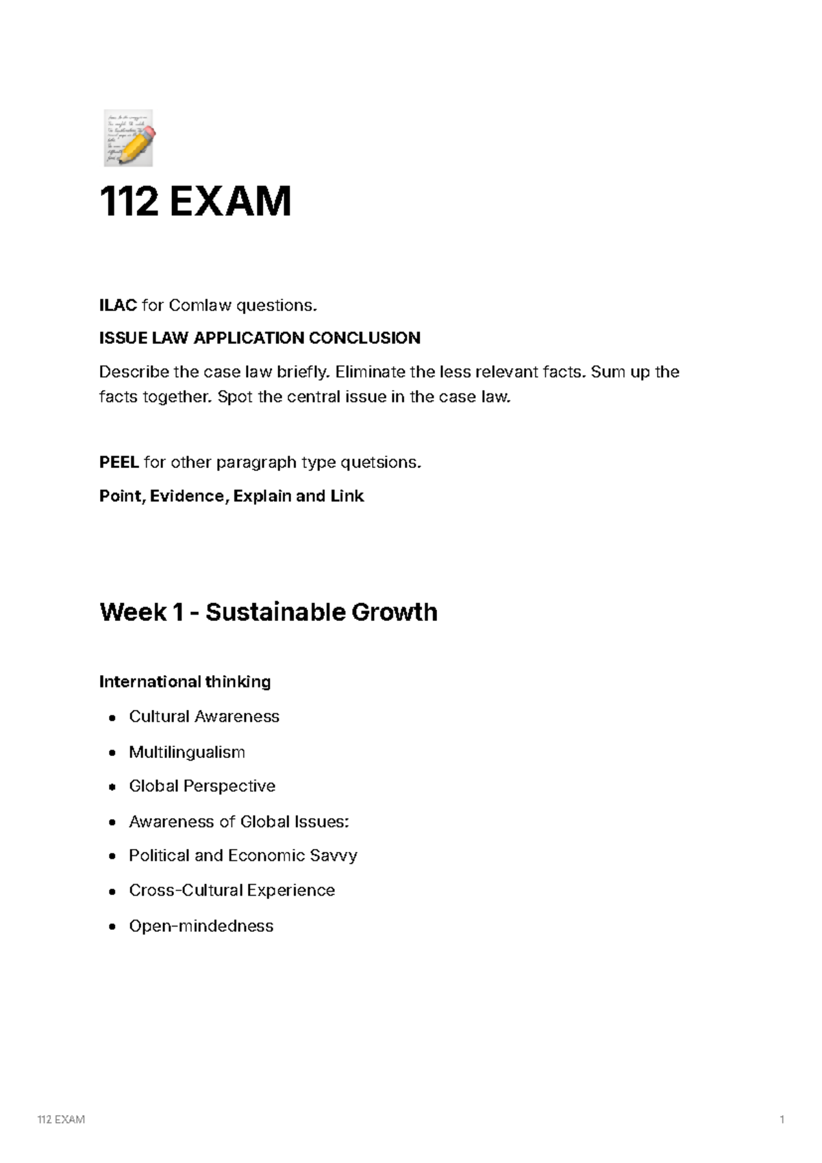 Business 112 Final Exam Prep: Key Concepts and Strategies - Studocu