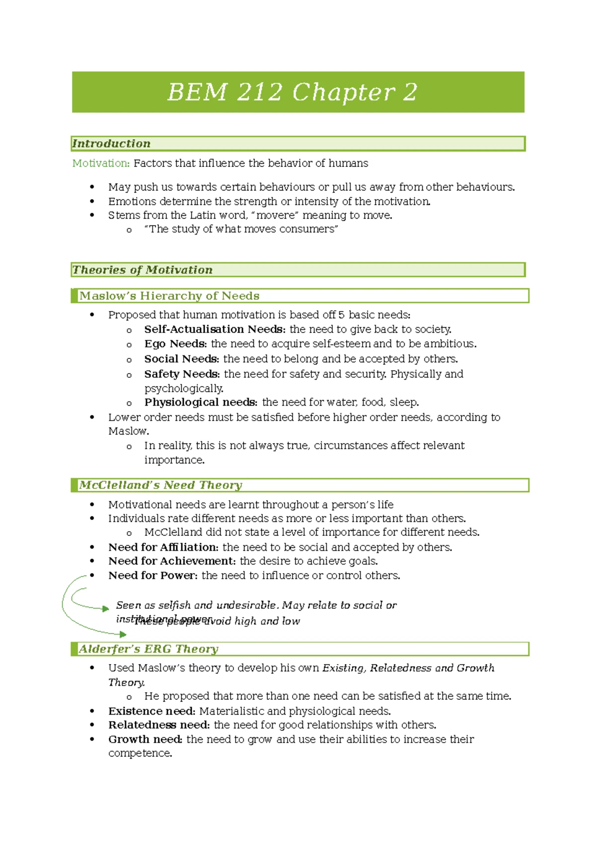 Chapter 1 - Understanding Consumer Behavior in BEM 212 Notes - Studocu