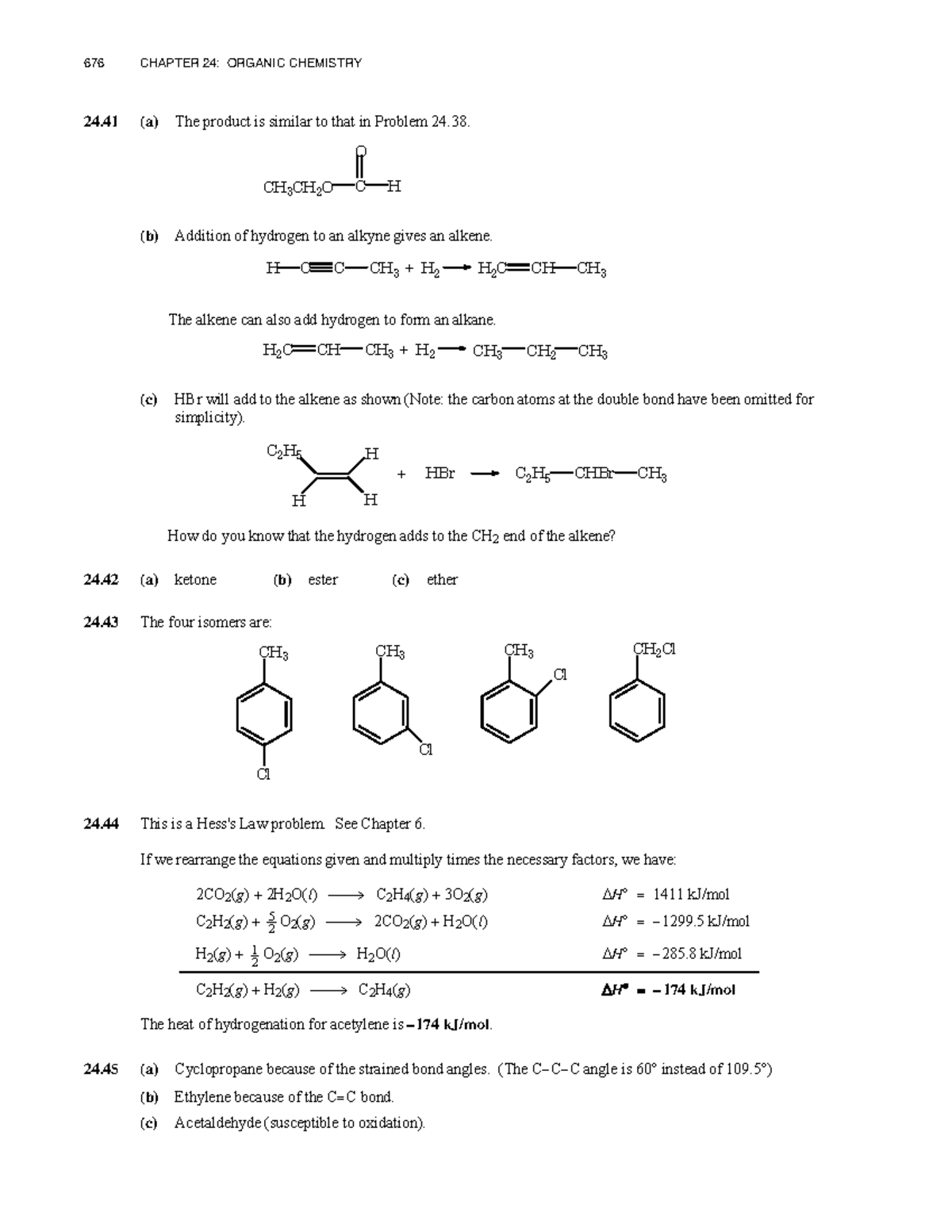 676 CHAPTER 24: ORGANIC CHEMISTRY SOLUTIONS (10th Ed.) - Studocu