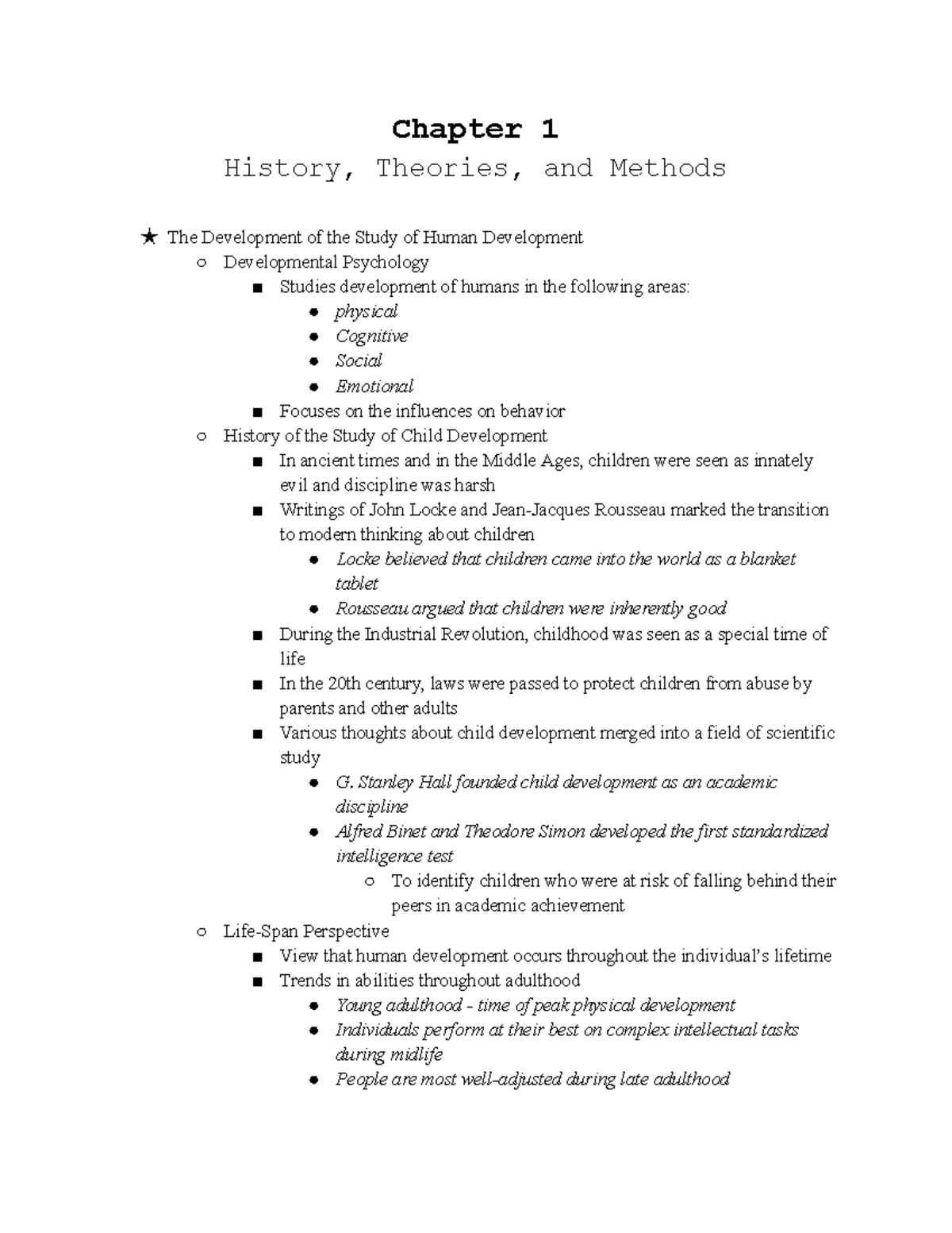 Psychology 101: Chapter 1 - History, Theories, and Methods of ...