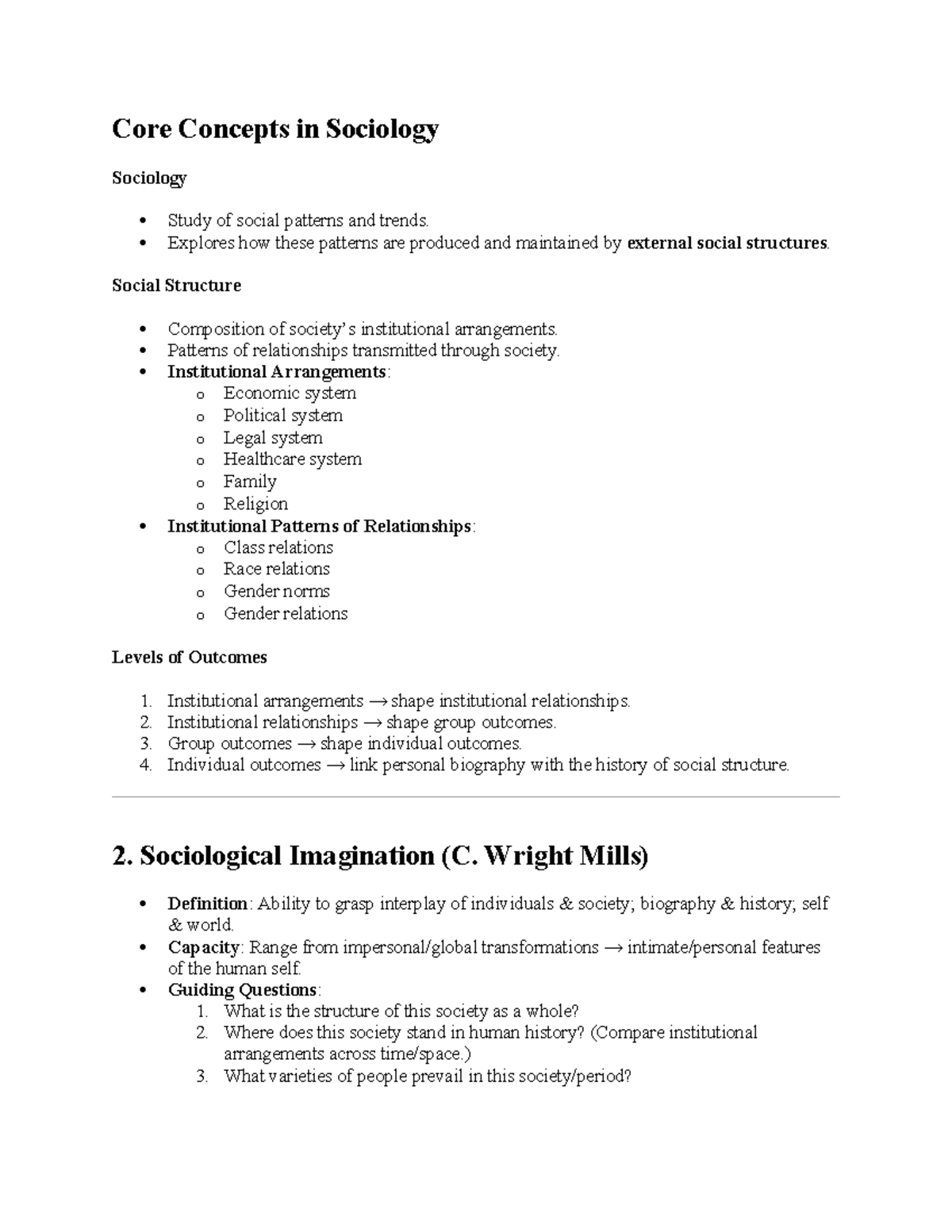 Key Concepts in Medical Sociology (SOC 101) - Studocu