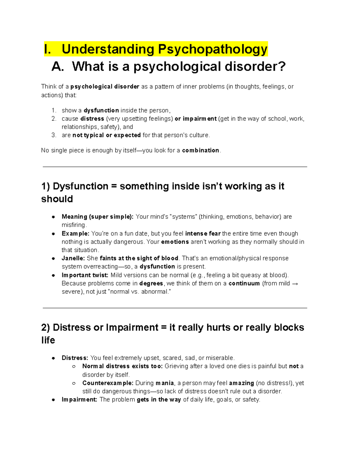Abpsy 101: Understanding Psychopathology and Psychological Disorders ...