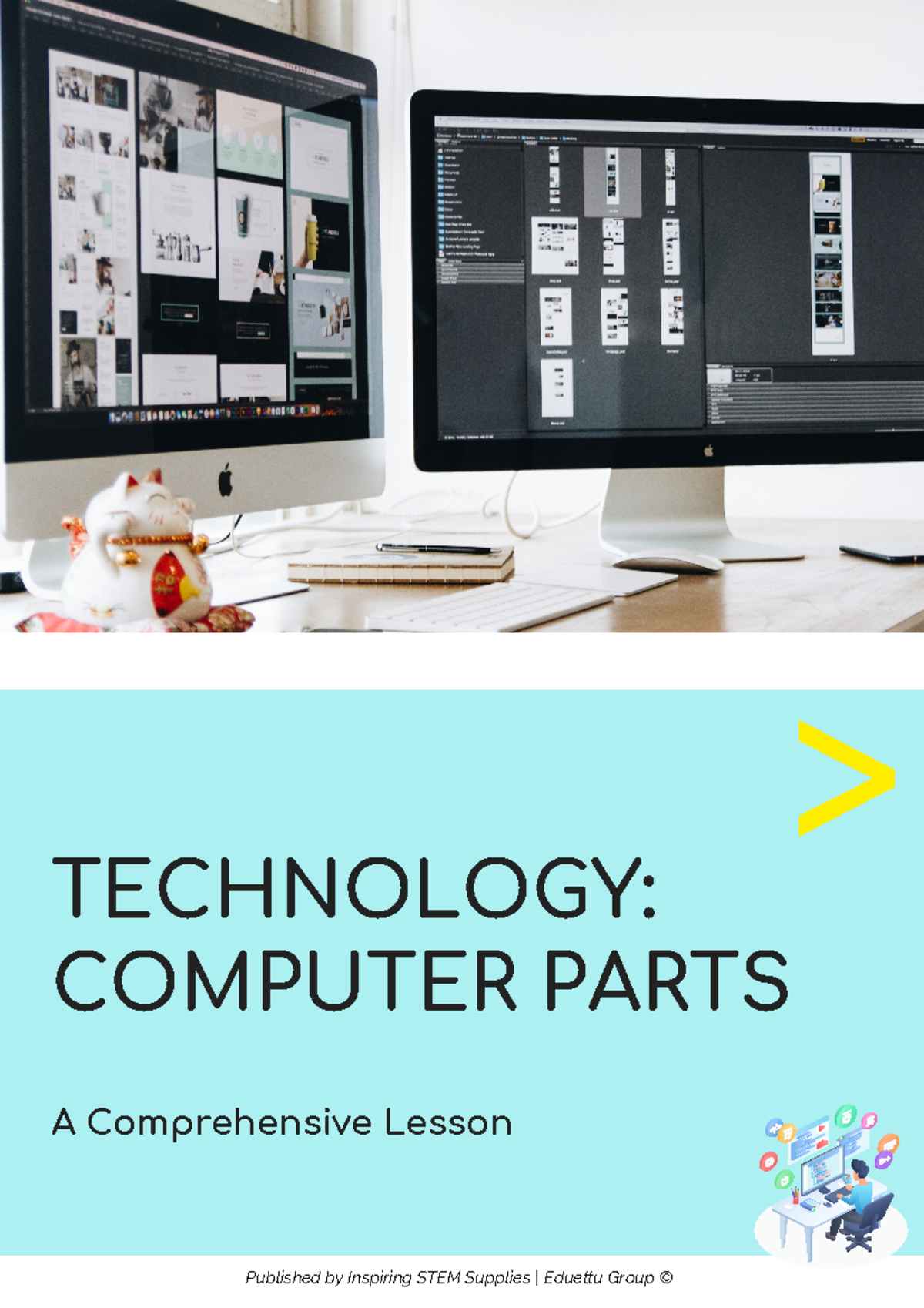 Computer Parts Workbook Worksheets Activities AComprehensive Lesson ...