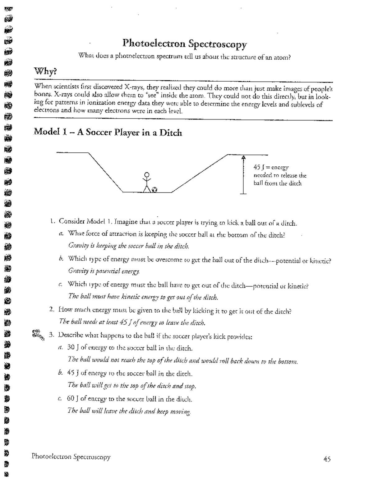 Photoelectron Spectroscopy: Key Concepts & Examples for CHEM 101 - Studocu