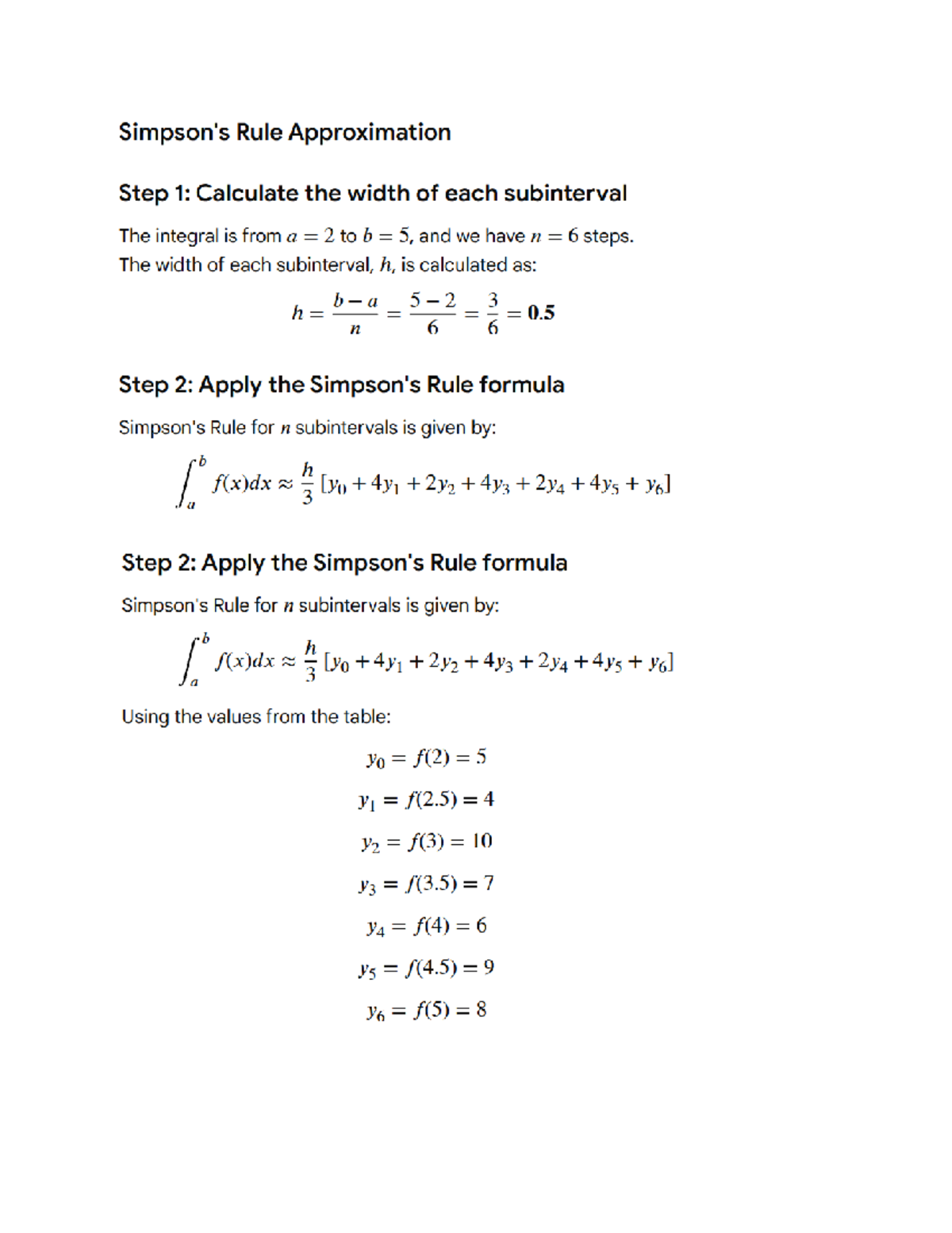 Rule Approximation and Mean Value Theorem Analysis - MAE 2023 - Studocu