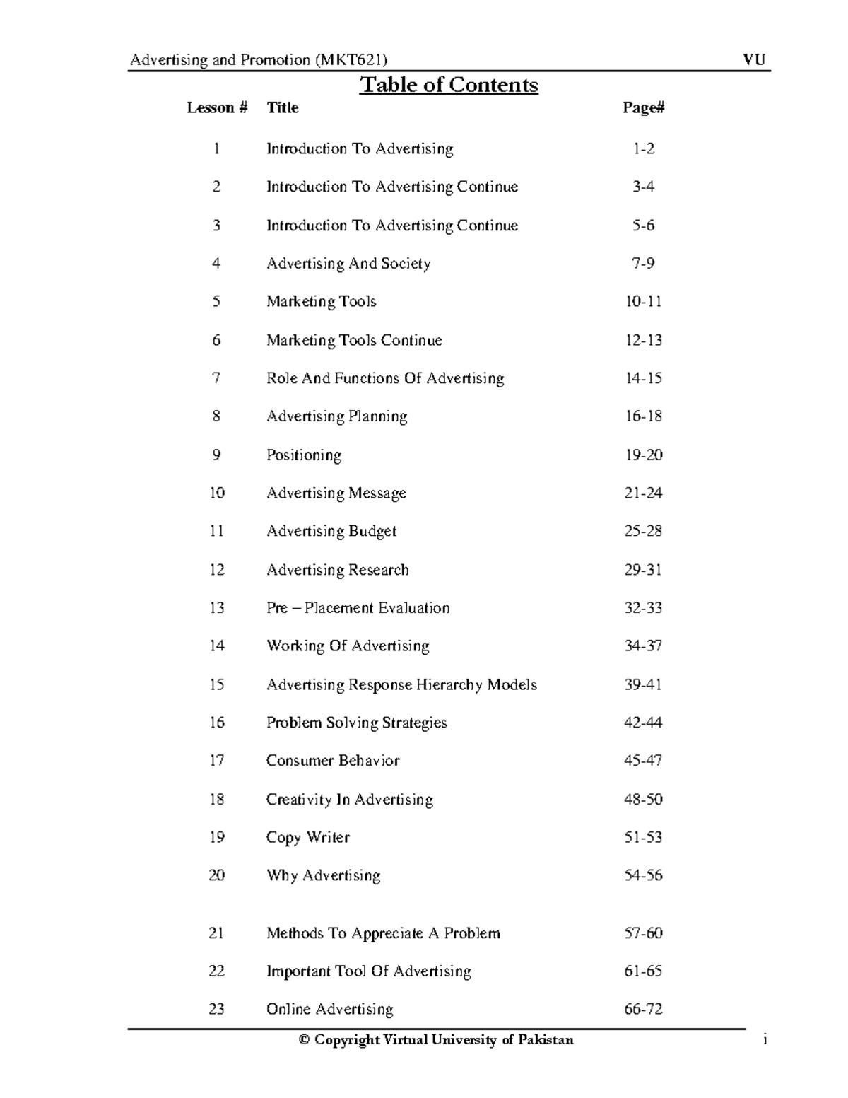 MKT621 Advertising and Promotion: Comprehensive Lecture Notes ...