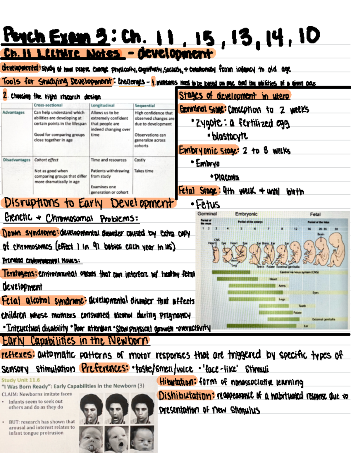 Psych Exam 3 Study Guide: Ch. 10, 11, 13-15 Lecture Notes - Studocu
