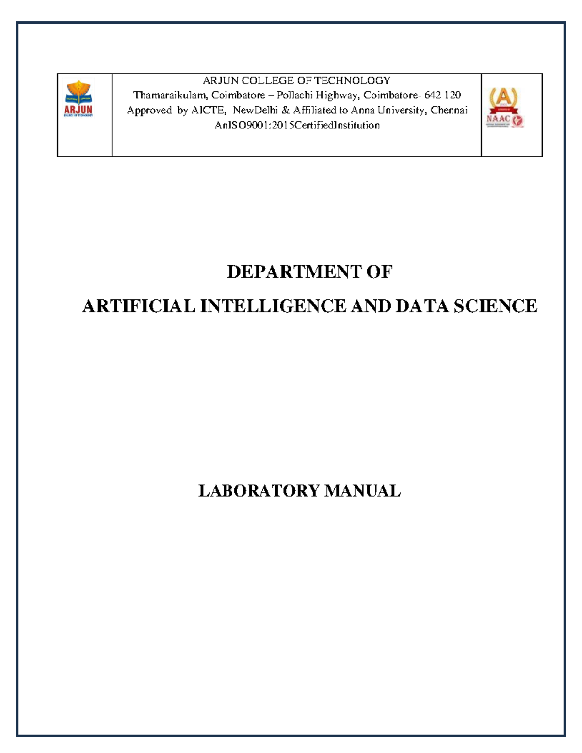 PDS Manual - Python for Data Science Lab (AD25201) - Studocu