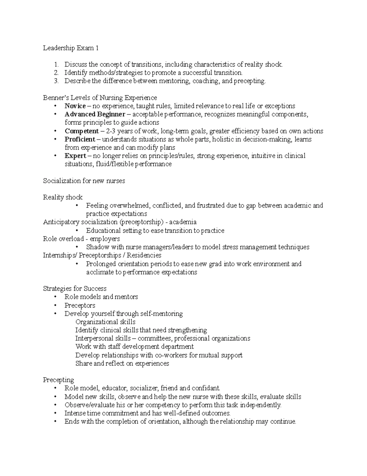 Public Health Nursing Exam 1 Study Guide – Key Topics & Blueprint - Studocu