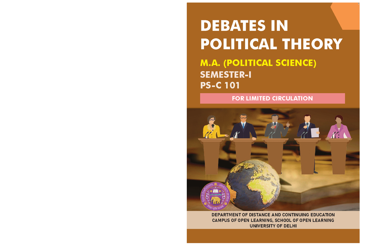 PS-C 101 Debates in Political Theory: Syllabus and Key Concepts - Studocu
