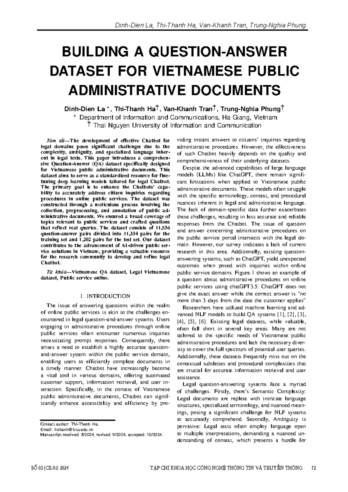 Building a QA Dataset for Vietnamese Public Admin Docs (SOÁ 03 CS.01 ...