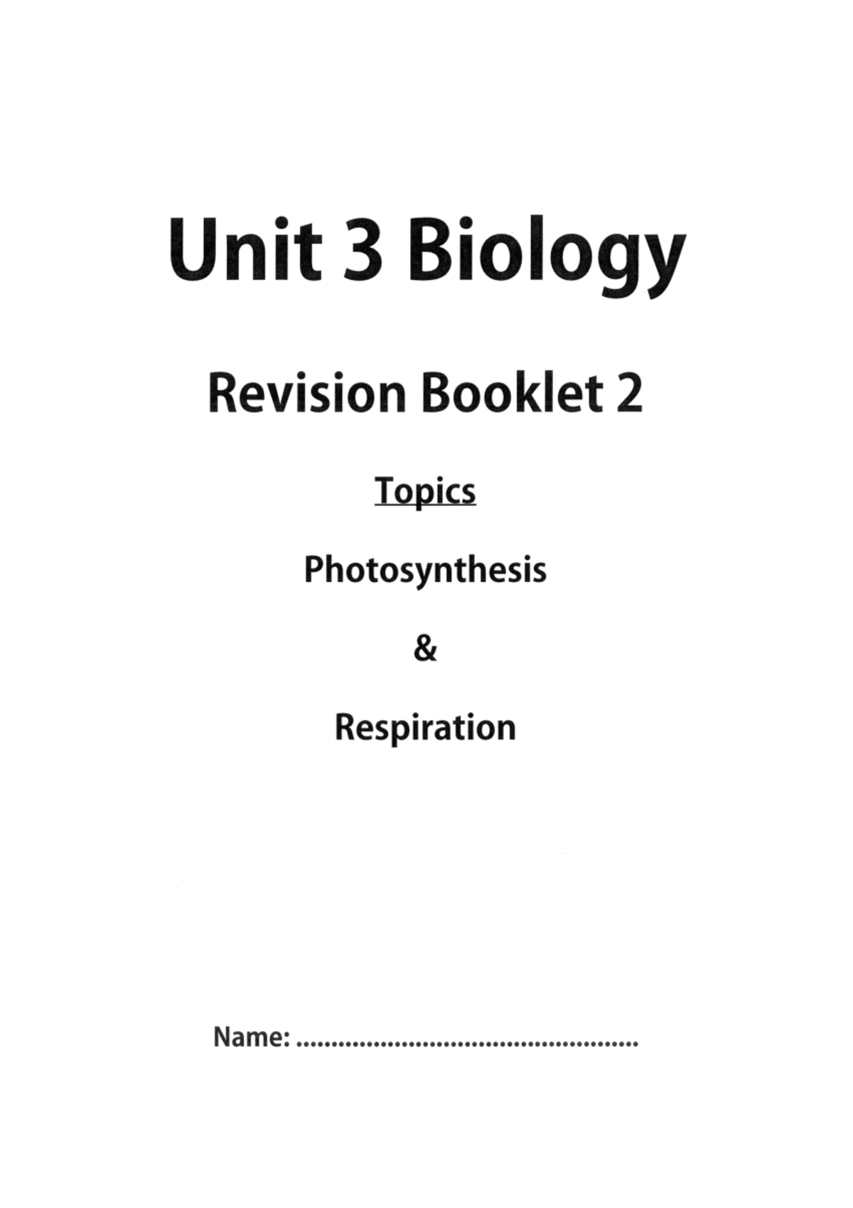 Booklet 2: Comprehensive Study Guide for Upcoming Exams - Studocu