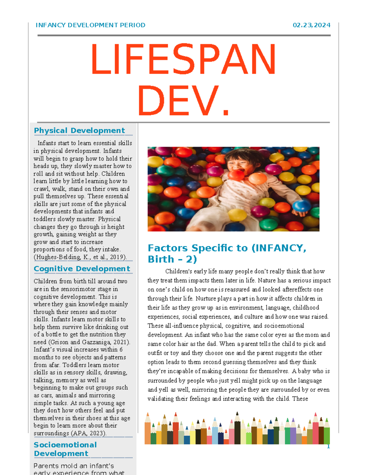PSY-102-RS-T3-Infancy Development Insights & Theoretical Perspectives ...