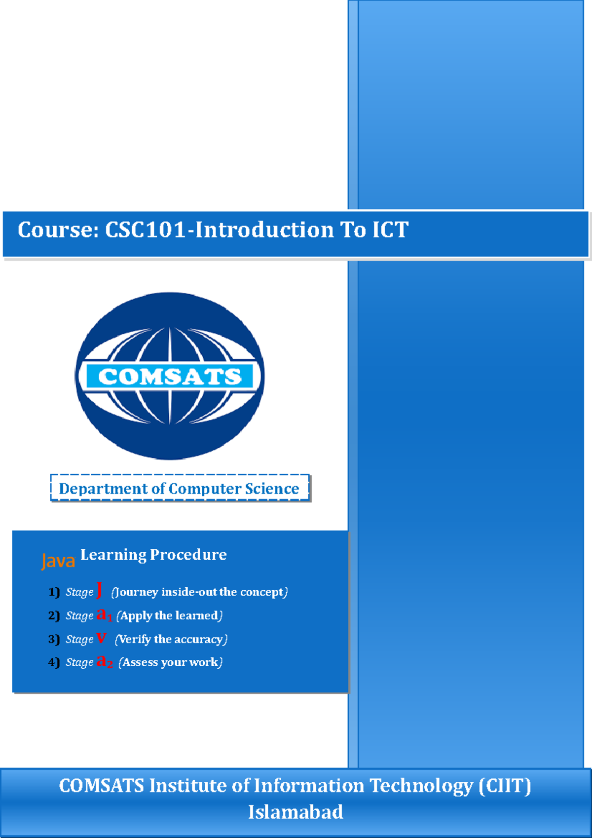 CSC101 - Lab Manual 1: Introduction to Microsoft Word Activities - Studocu