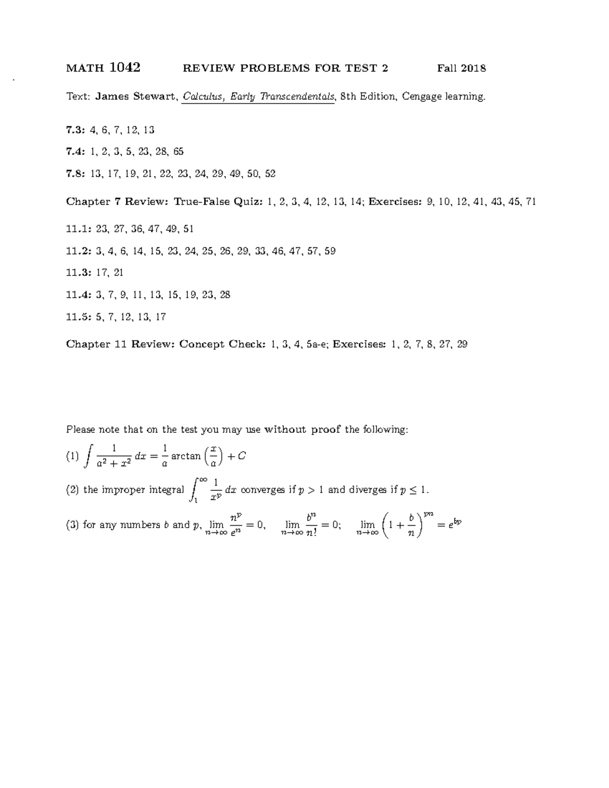 Calc 2 Spring - Detailed Class Notes on Area and Curves - Studocu