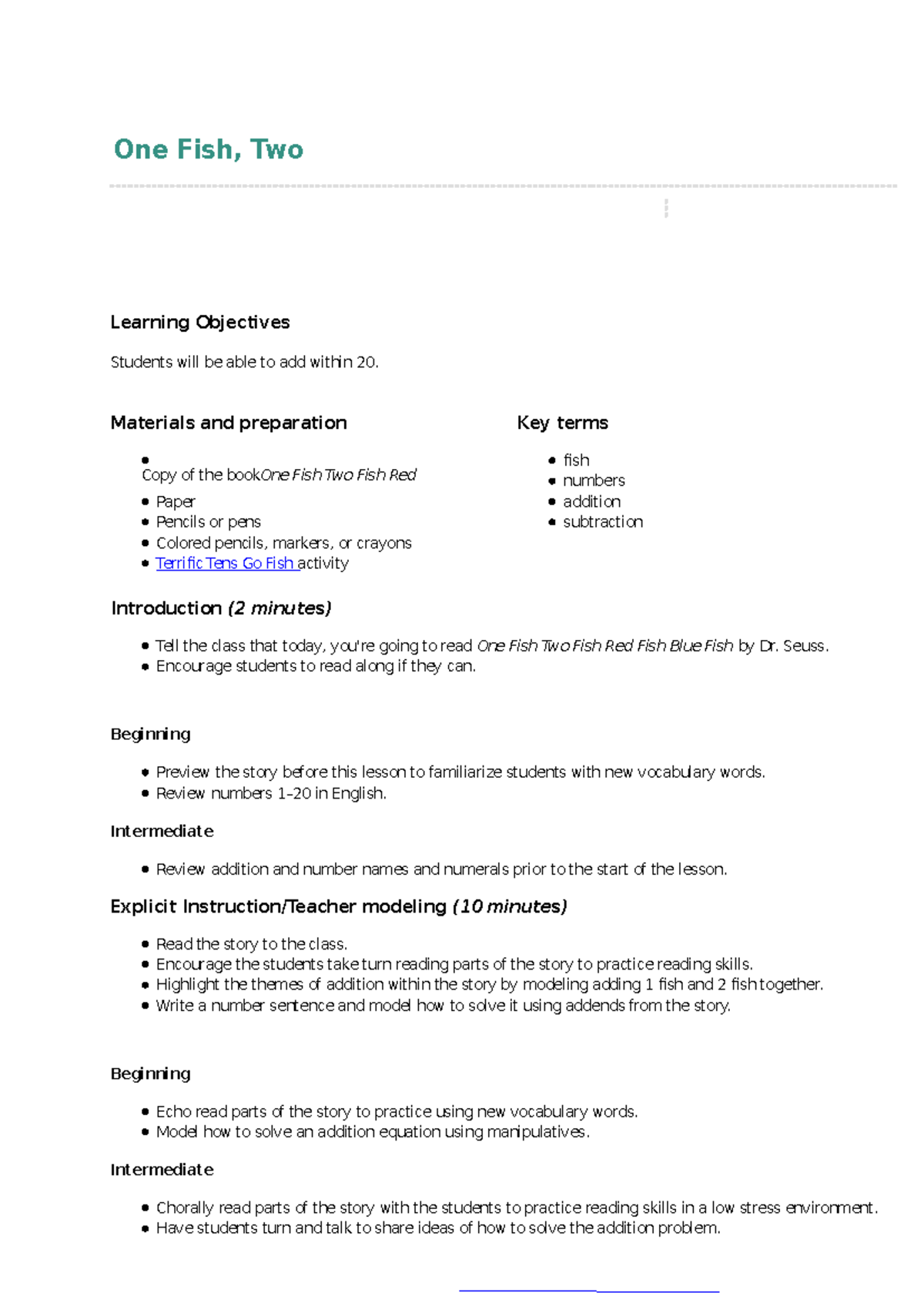 Usr local src education com files static lesson p - One Fish, Two Fish ...