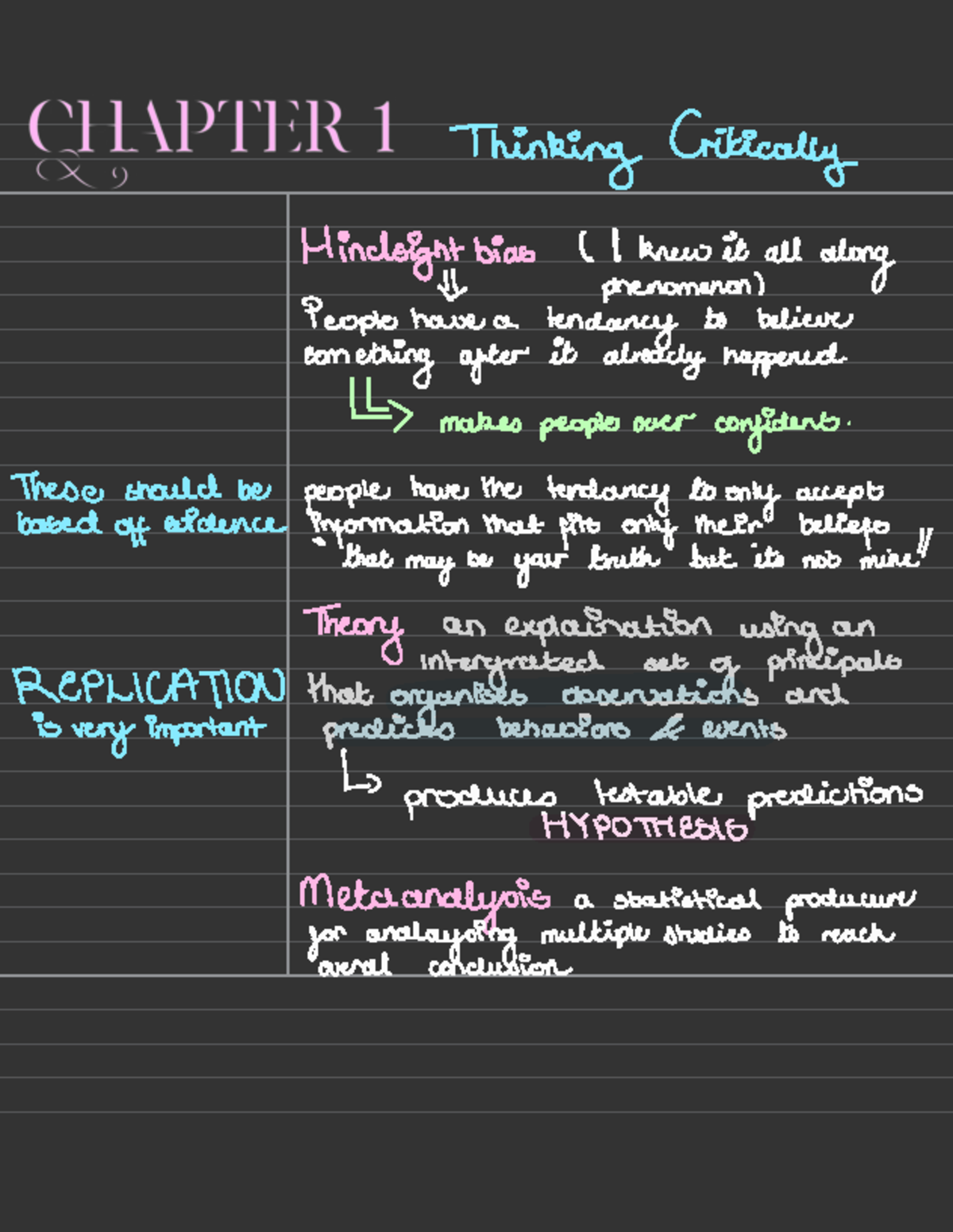 Intro to Psychology (1000) Chapter 1: Critical Thinking Concepts - Studocu