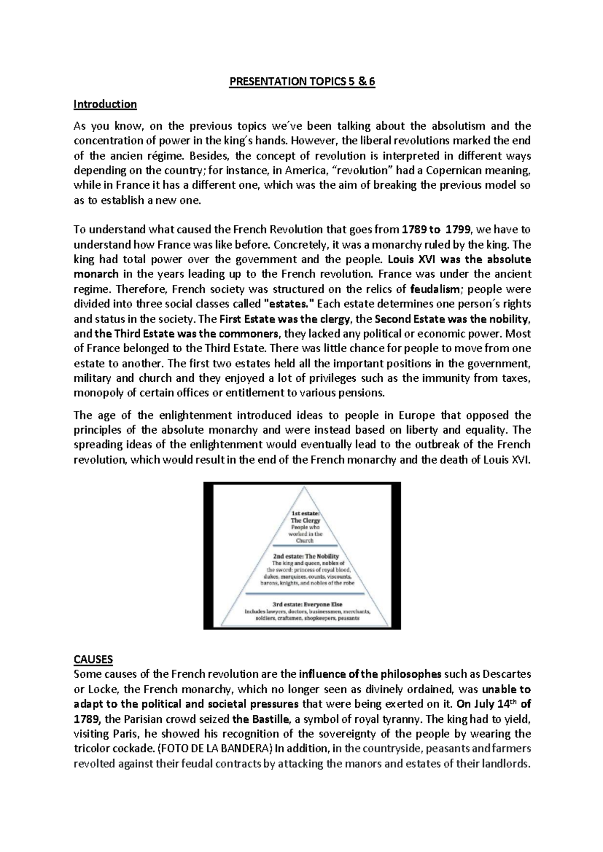 Presentation Topics 5 & 6: The French Revolution and Napoleonic Code ...