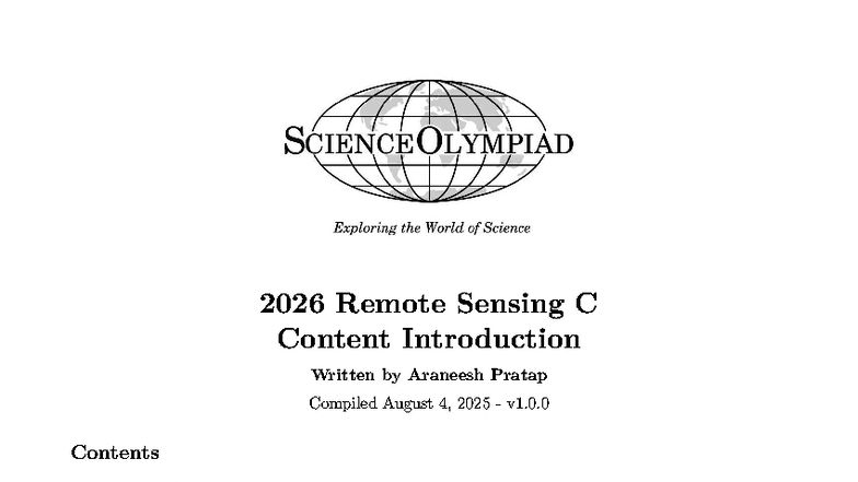 2026 Remote Sensing C: Introductory Overview and Key Concepts - Studocu
