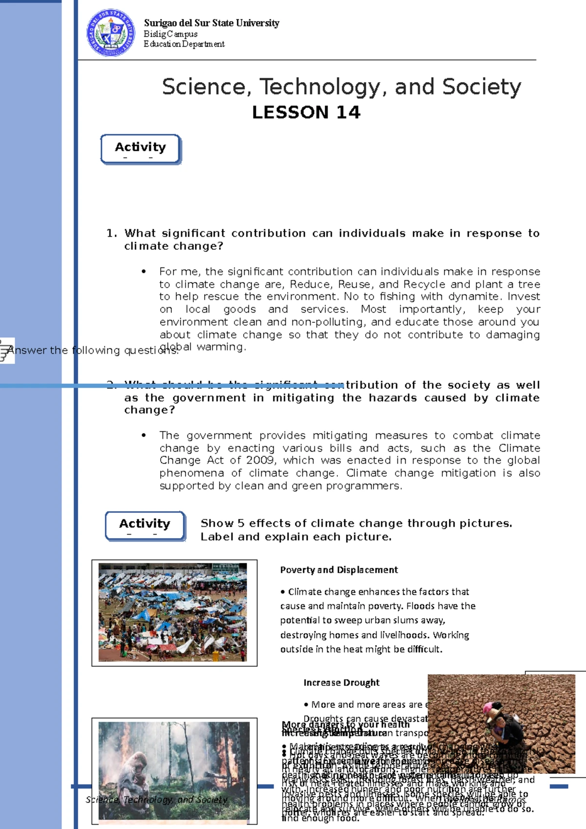 Application Letter for Job Opportunity - Final Submission - Studocu