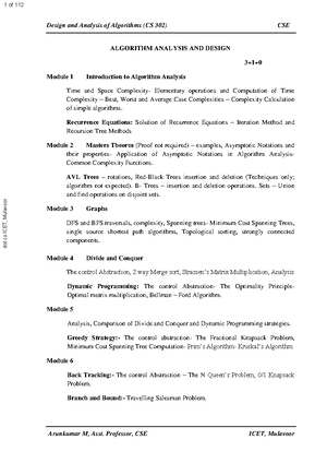 CST 306 Series Test 2 Set 1 Answer KEY - Reg. No ...