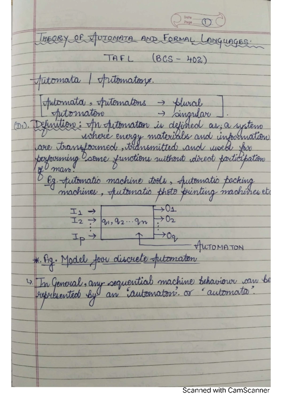 OOSD Unit-3 Lecture Notes: Procedure vs Object Oriented Programming ...