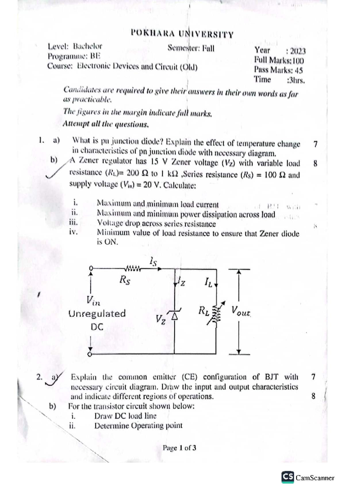 EDC-OIG: Past Questions for Electronic Devices and Circuits (2023 ...
