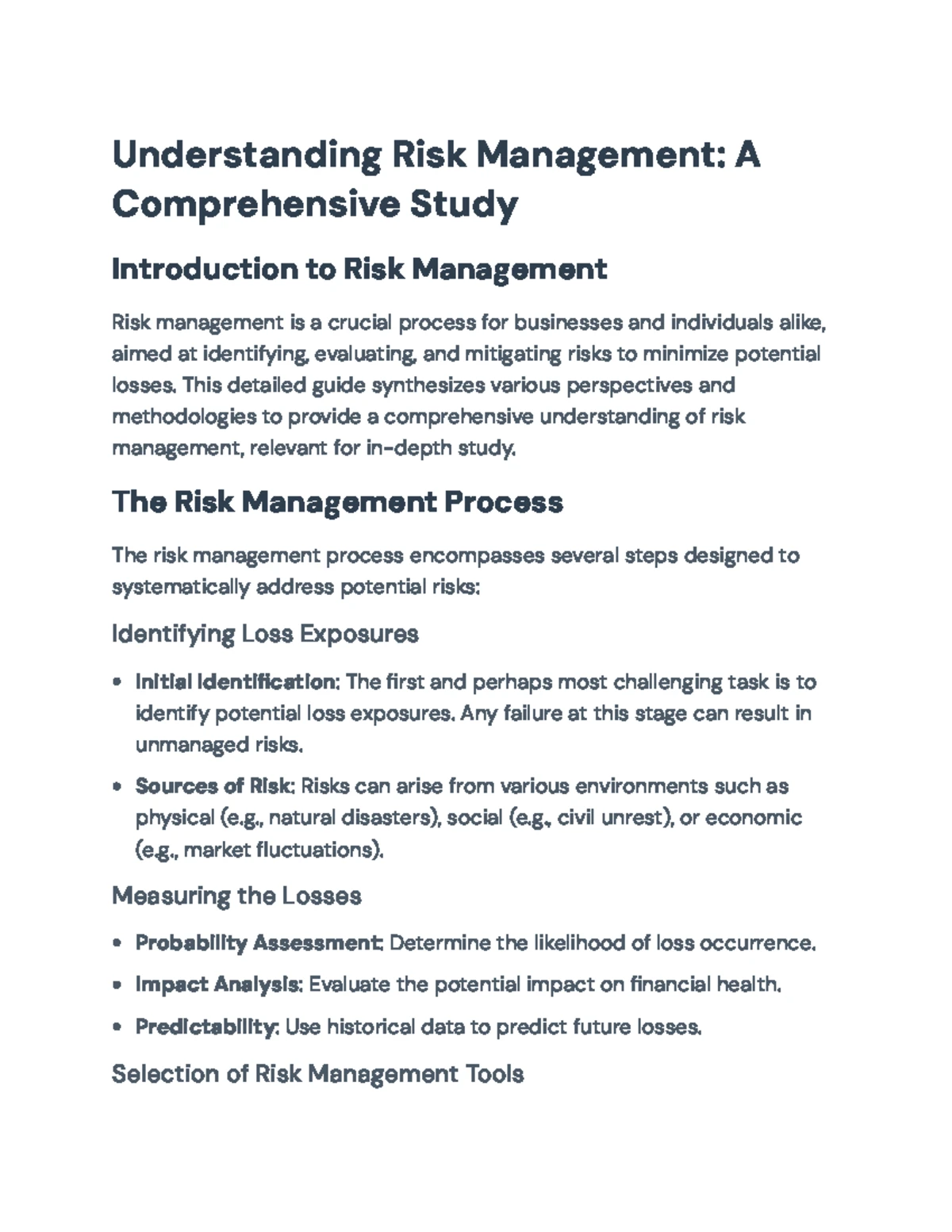 Risk Management and Insurance: Key Strategies for Effective Practices ...