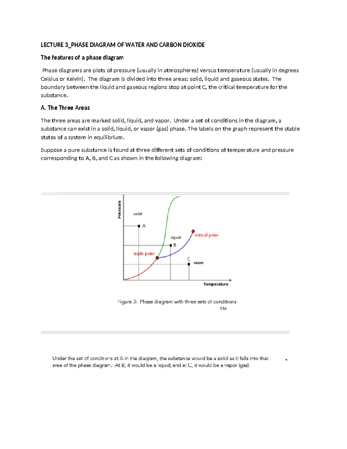 Phase Diagram For Water And Carbon Dioxide