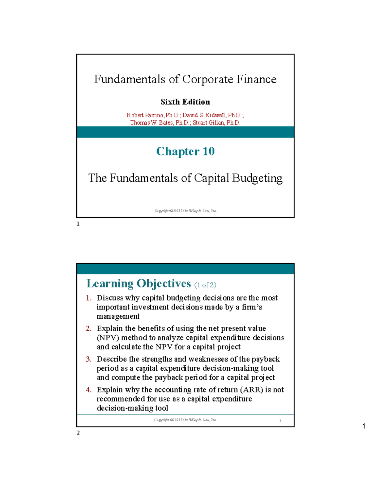 Capital Budgeting Techniques Overview - NPV, Payback, IRR, and PI (FIN ...