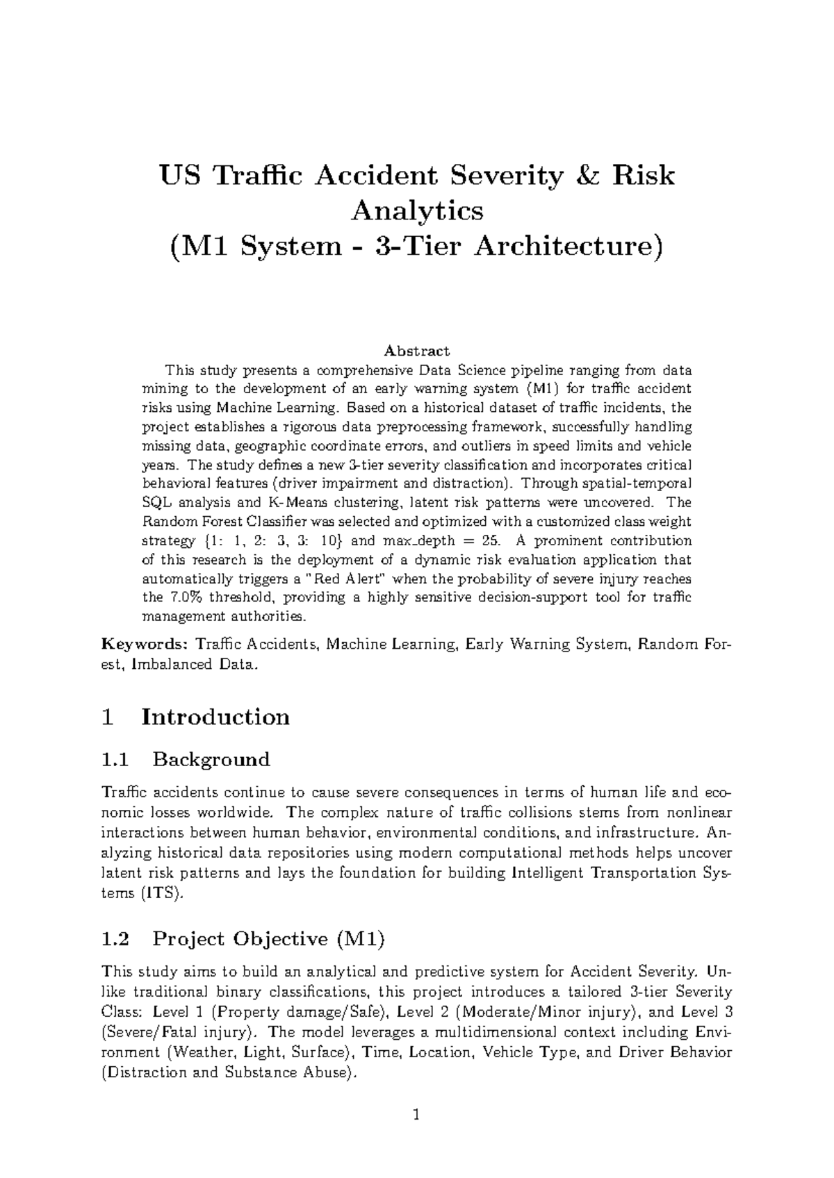 M1 Traffic Accident Severity Risk Analysis: Machine Learning Insights ...