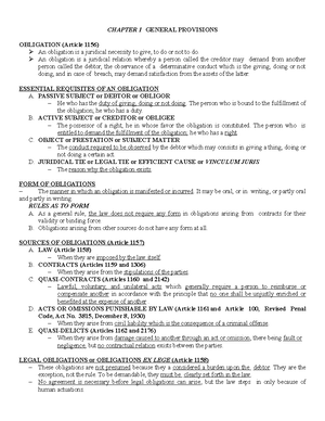 Rfbt 1 obli chap 1 to chap 3 section 2 - CHAPTER 1 GENERAL PROVISIONS ...