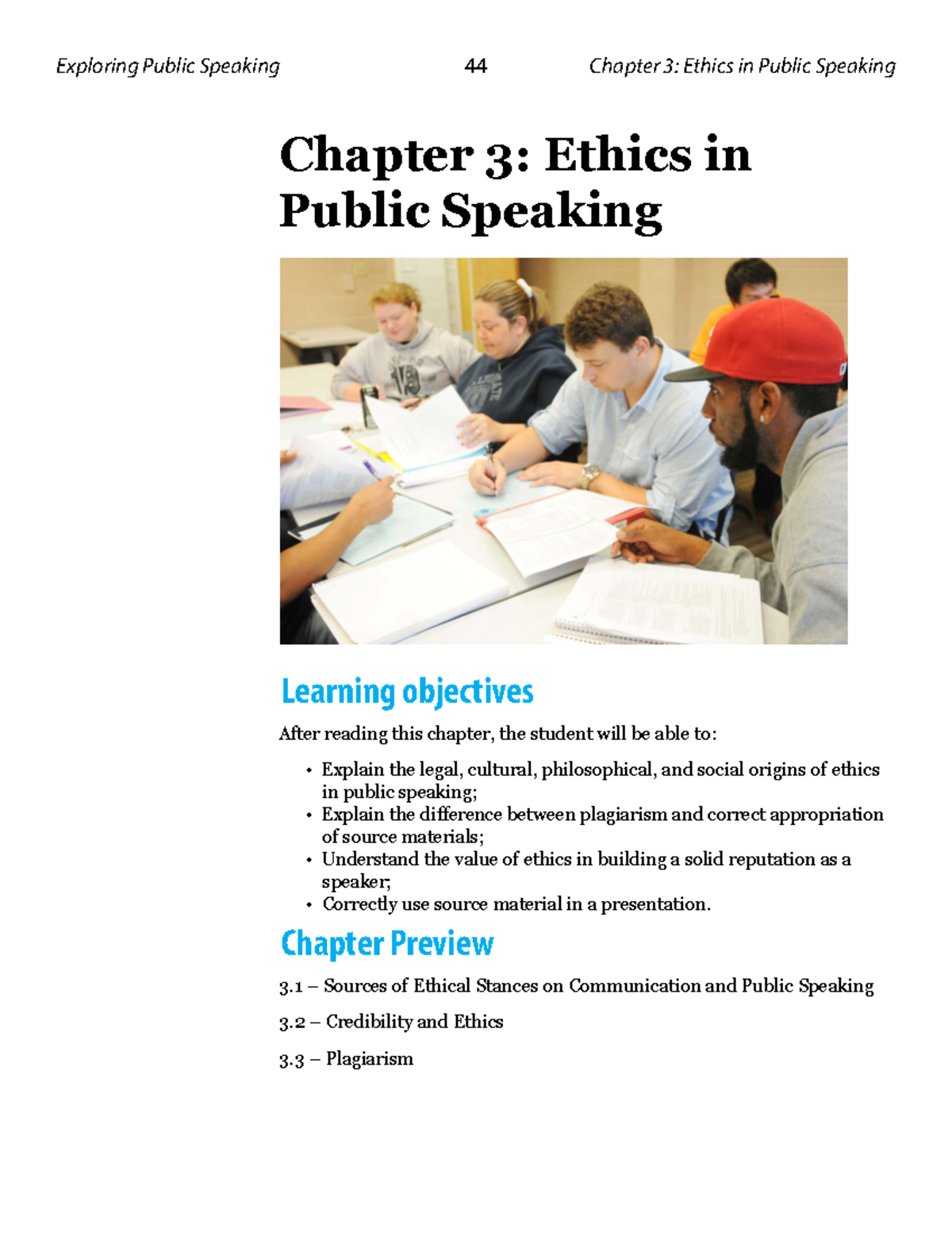 Exploring Public Speaking Ethics: Chapter 3 Overview and Key Concepts ...
