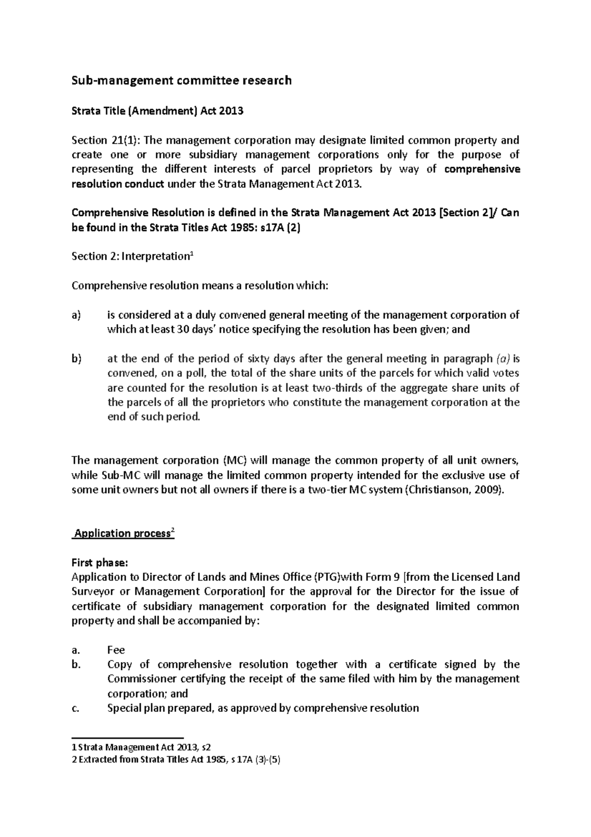 Research on Establishing Subsidiary Management Corporations (Sub-MC ...