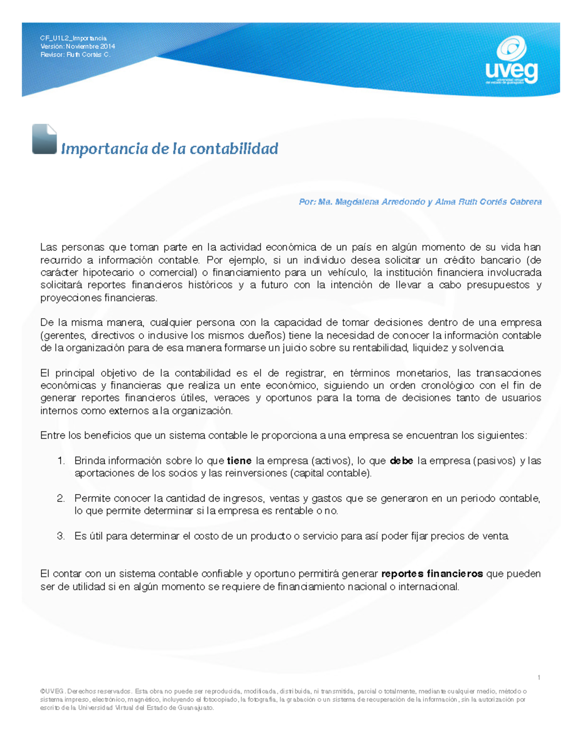 Importancia de la Contabilidad en la Toma de Decisiones Económicas ...