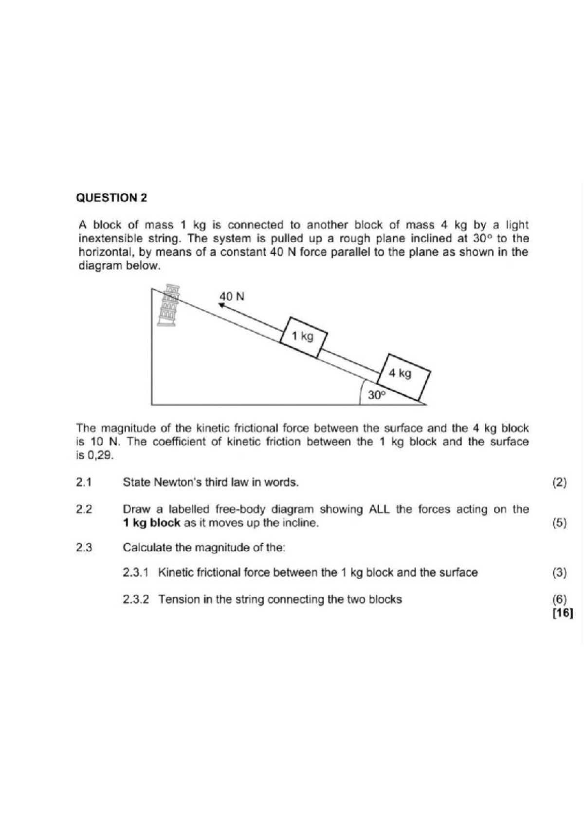 Practice Questions for Physics 101: Mechanics and Electricity - Studocu