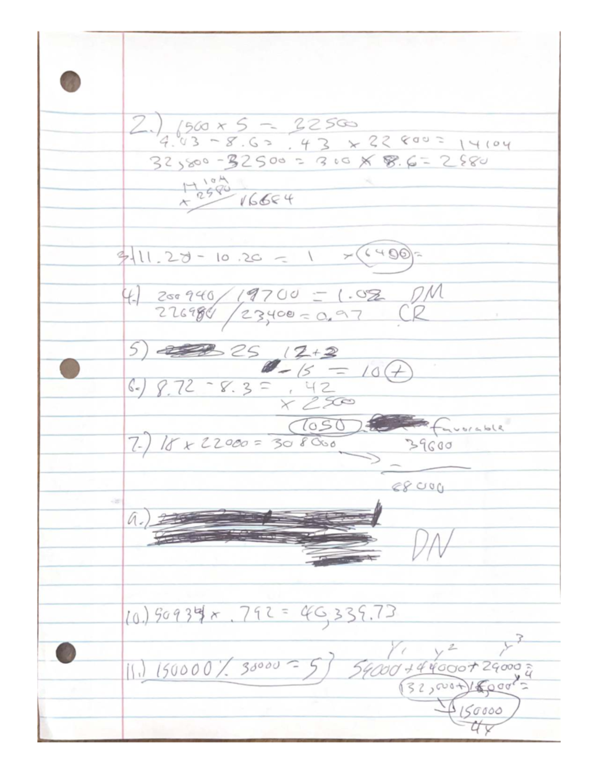 Coursework Notes for Scanned Document 2 - 6500 X S Calculations - Studocu