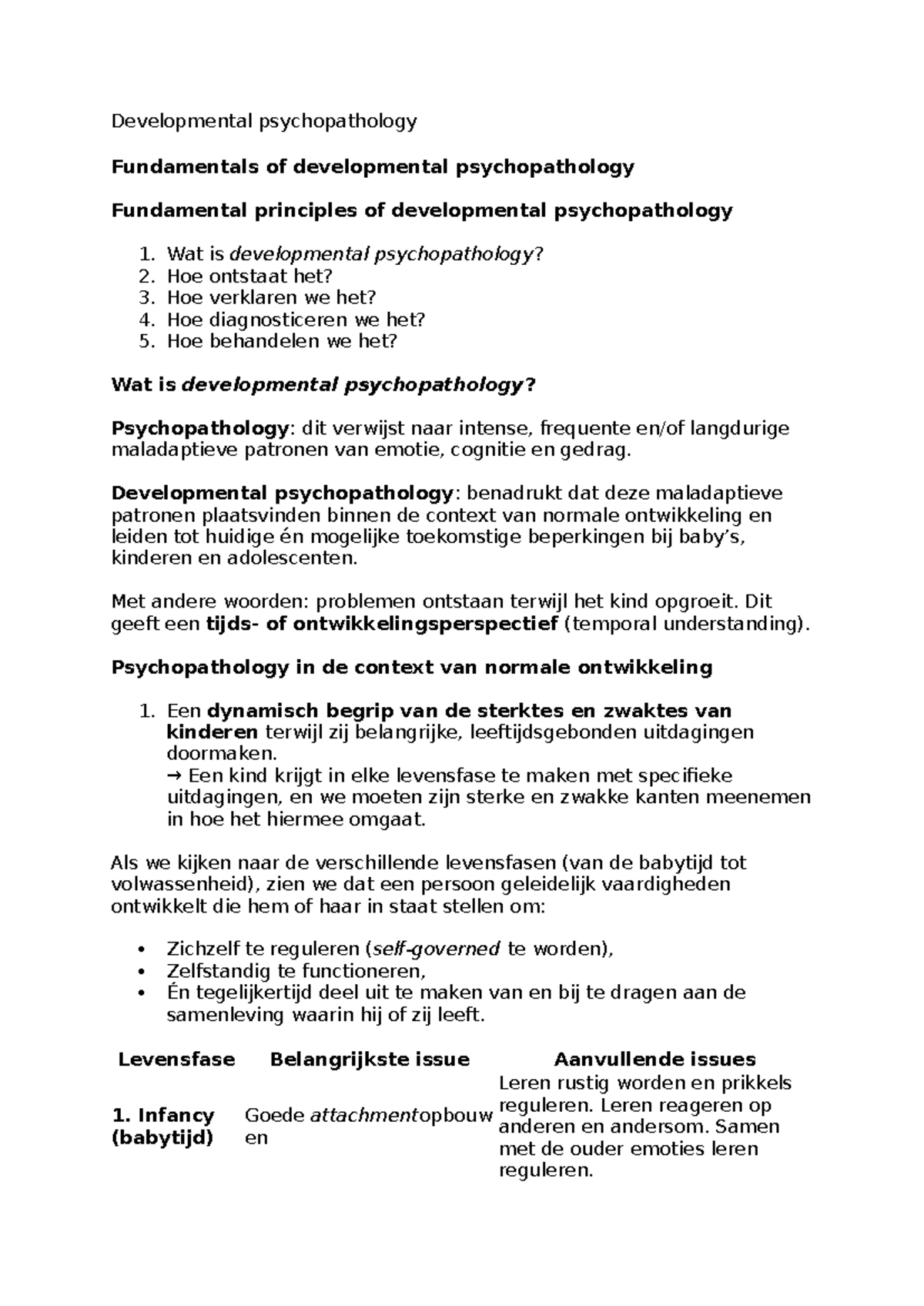 Developmental Psychopathology HC: Fundamentals and Key Concepts ...